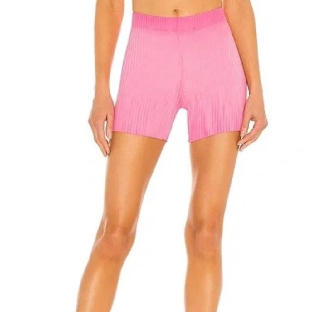 Cotton Citizen Hot Pink Mix Ibiza Biker Shorts - NWT
